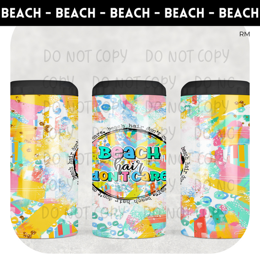 Beach Hair Don't Care TRANSFERS AND BLANKS ONLY- Tumbler 1382