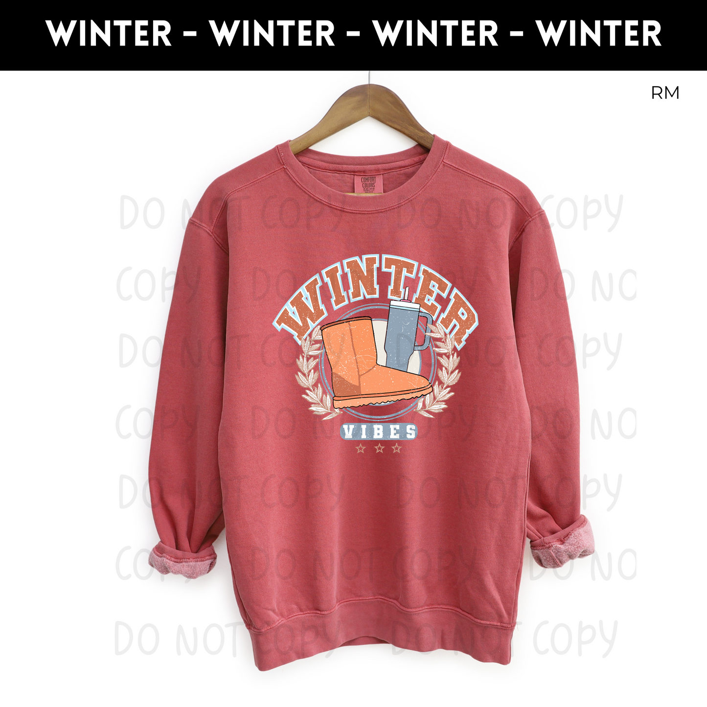 Winter Vibes Adult Sweatshirt- Winter 7