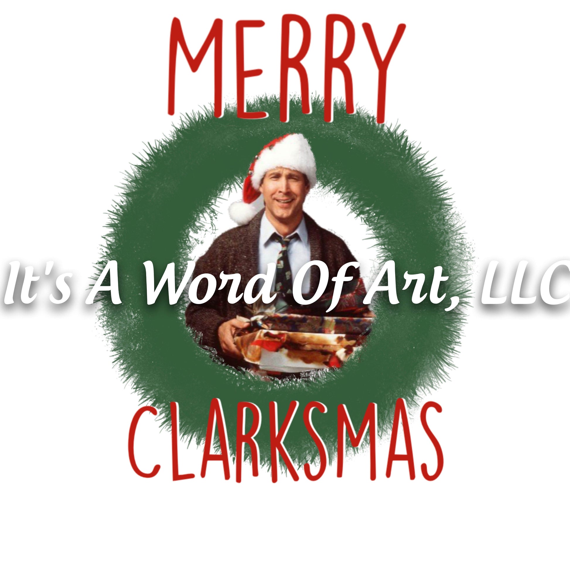 Christmas 284 - Merry Clarksmas - Sublimation Transfer Set/Ready To Press Sublimation Transfer/Sublimation Transfer