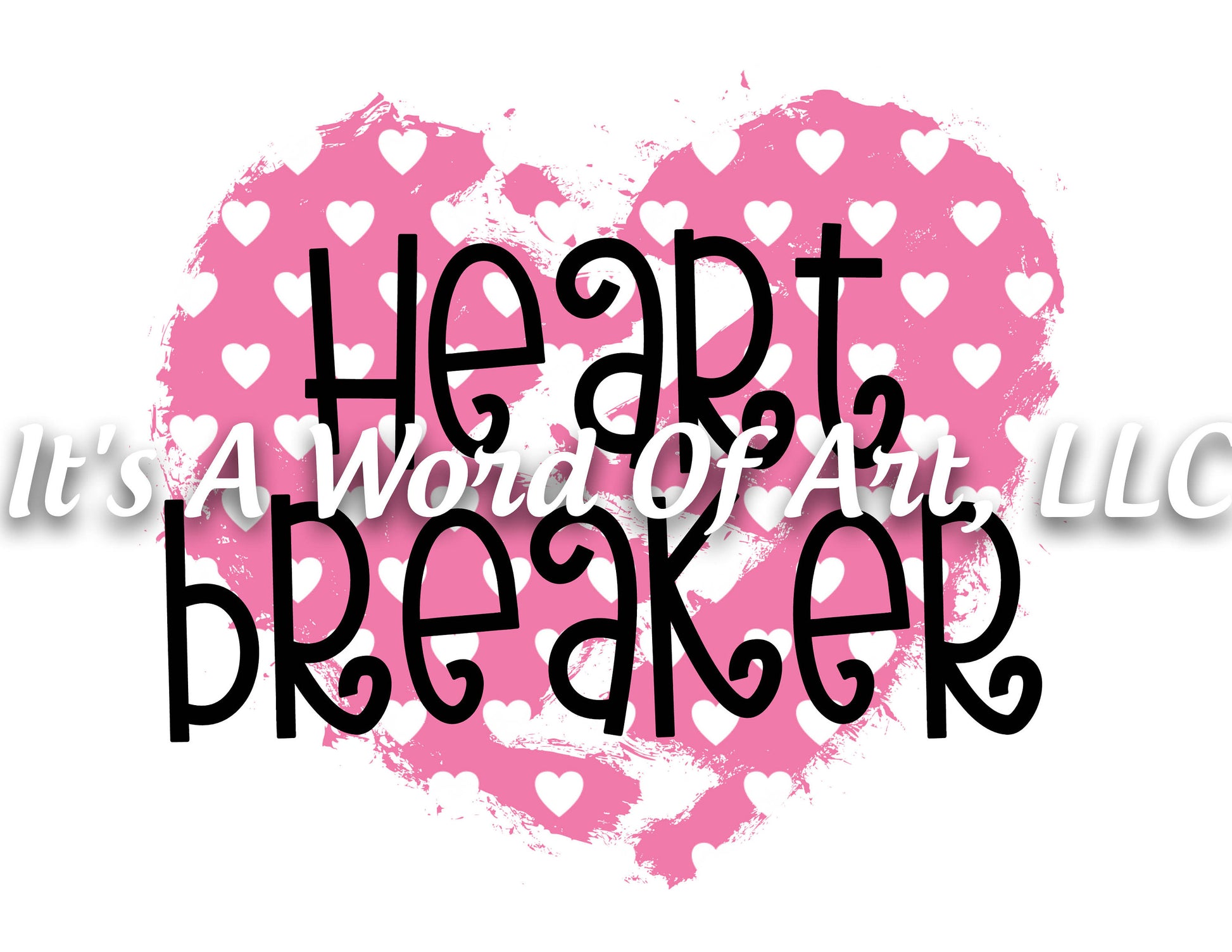 Valentines Day 15 - Heart Breaker Polka Dot - Sublimation Transfer Set/Ready To Press Sublimation Transfer/Sublimation Transfer