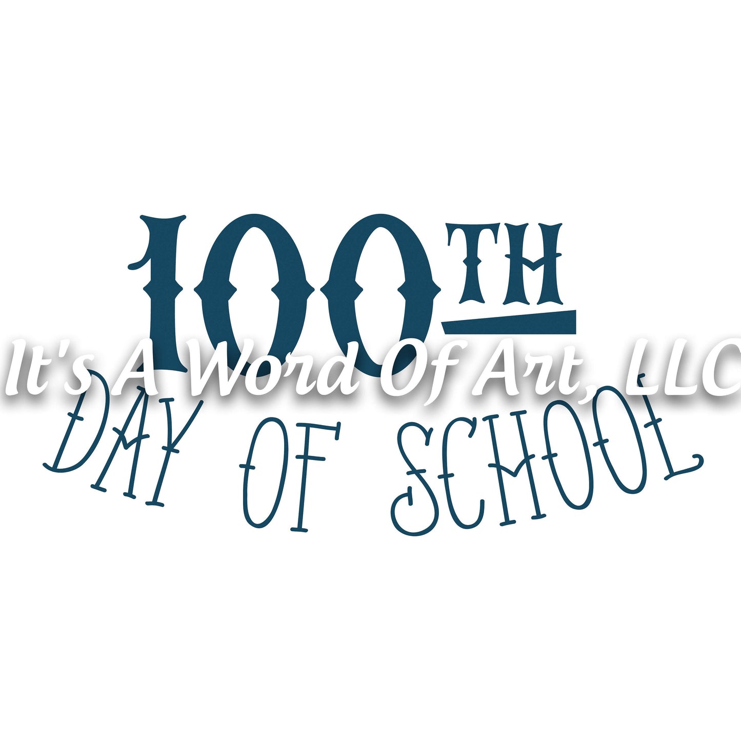 100 Days of School 27 - 100th Day of School - Sublimation Transfer Set/Ready To Press Sublimation Transfer/Sublimation Transfer