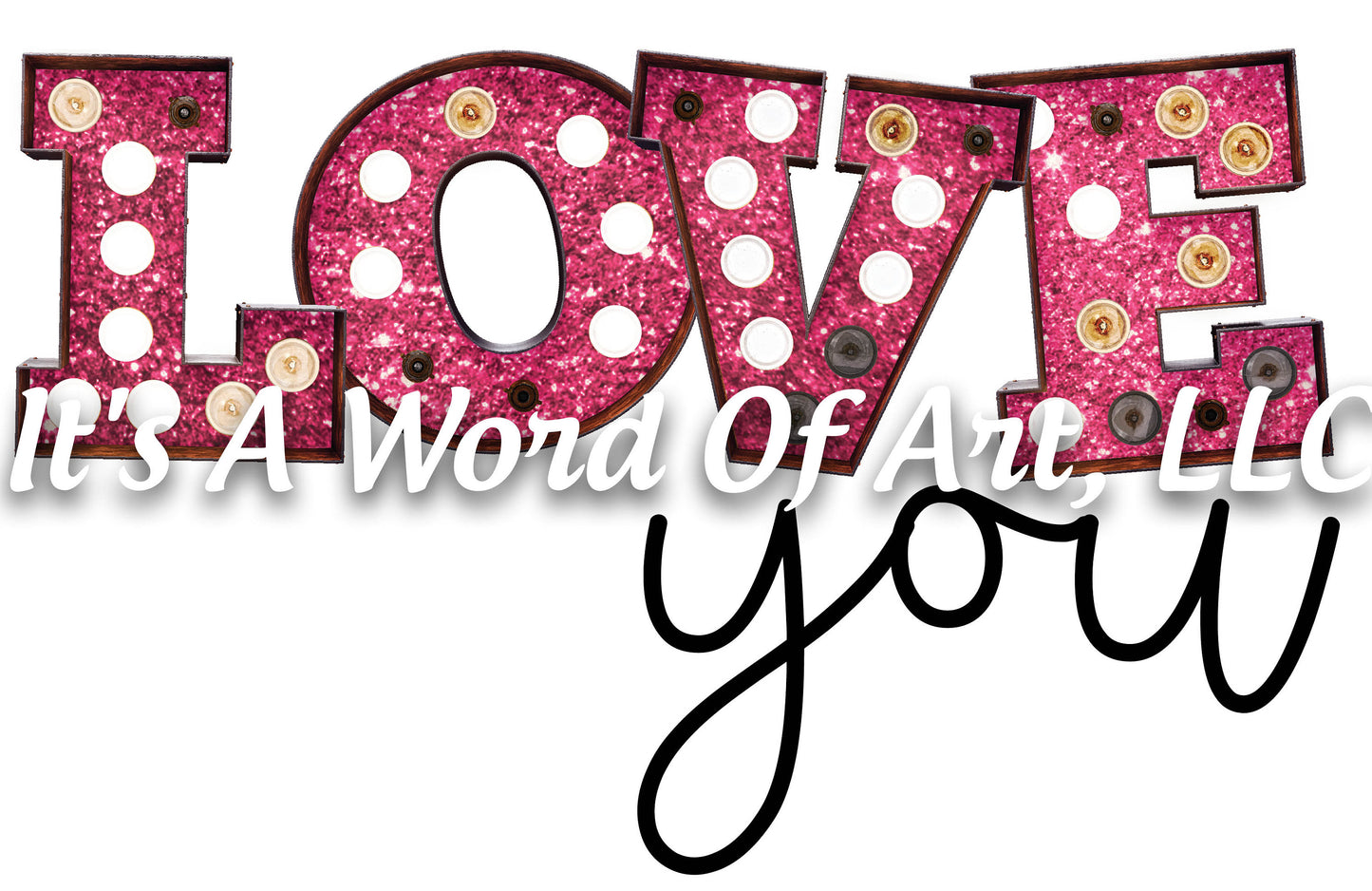 Valentines Day 40 - Love you Leopard Pink - Sublimation Transfer Set/Ready To Press Sublimation Transfer/Sublimation Transfer