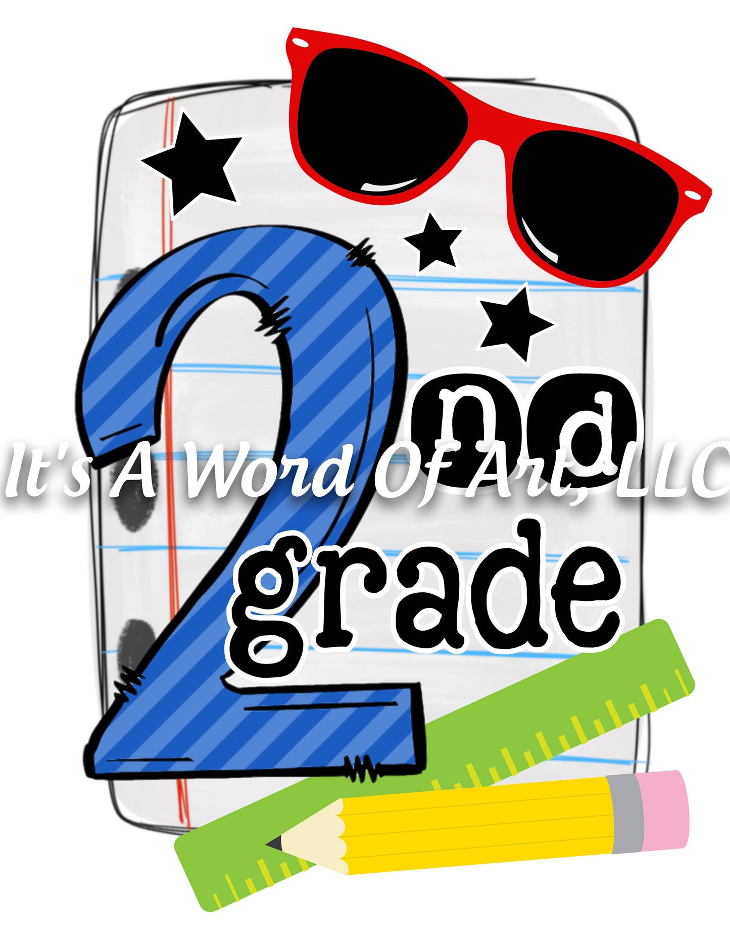 Back to School 6- Second Grade 2nd grade Return to School -Sublimation Transfer Set/Ready To Press Sublimation Transfer/Sublimation Transfer