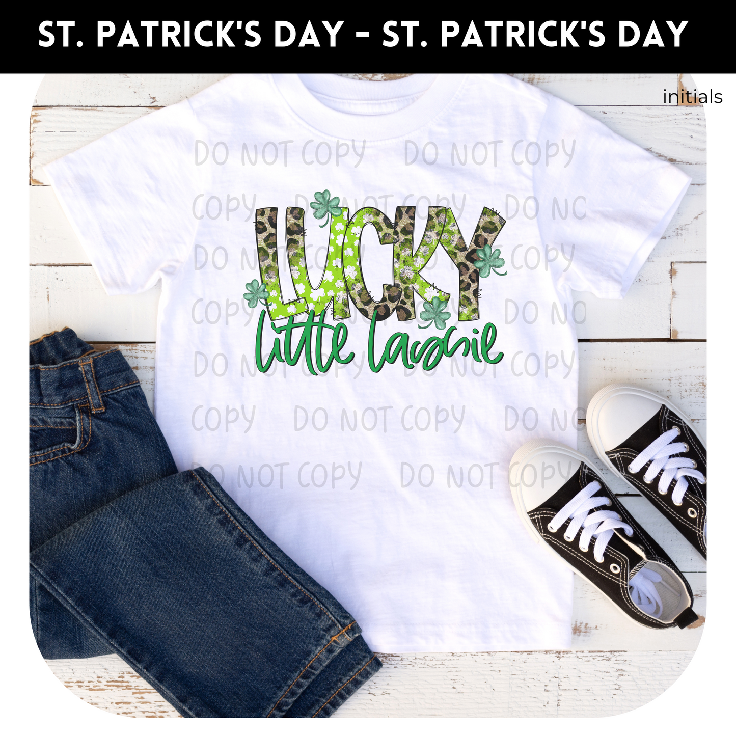 Lucky Little Lassie TRANSFERS ONLY- St. Patricks 75